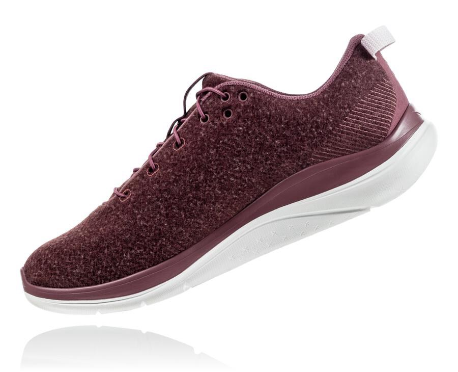 Tenis Hoka One One Mujer Marrom - Hupana Flow Wool - ZFLS06958